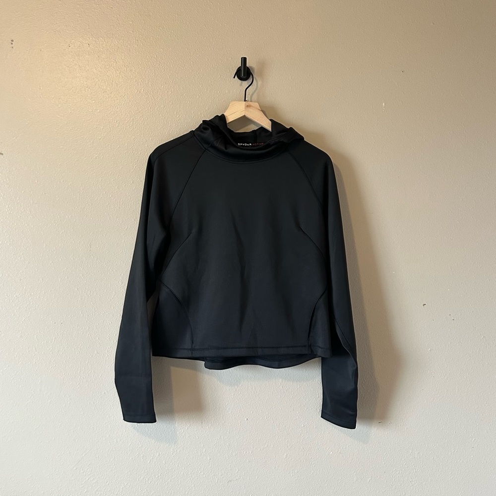 Spyder Black Active Hoodie M - New with Tags, Comfortable &‎ Stylish